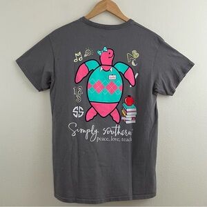 Simply Southern | Tee with Colorful Turtle Design